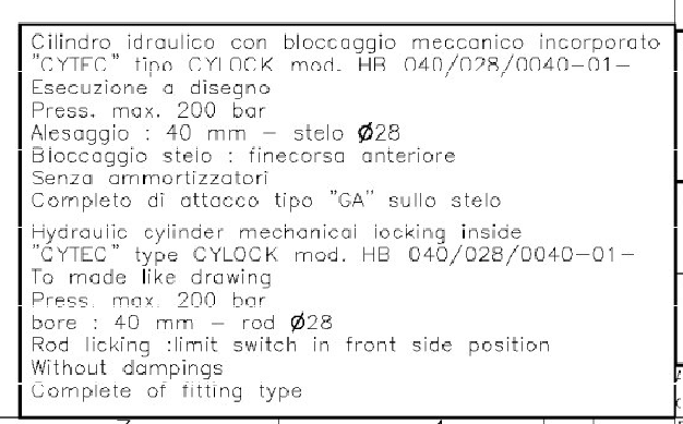 Typ HB 040/028/0040-01-OD-GA-MA 