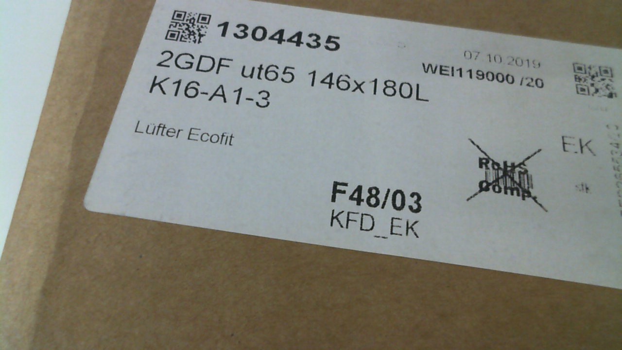 2GDF ut65-146x180L-K16-A1-3 / 1304435