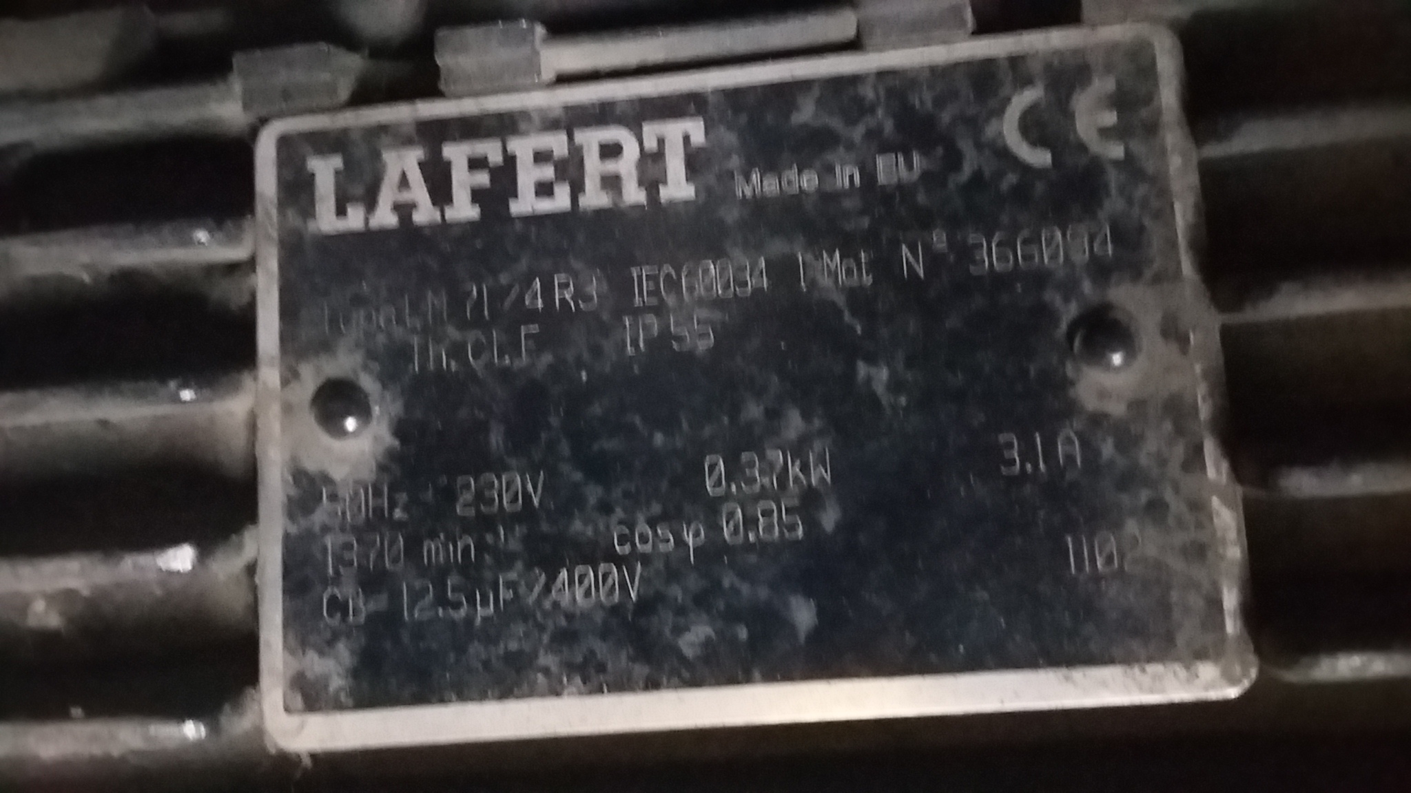 LM 71/4R3 IEC60034 No: 366094 