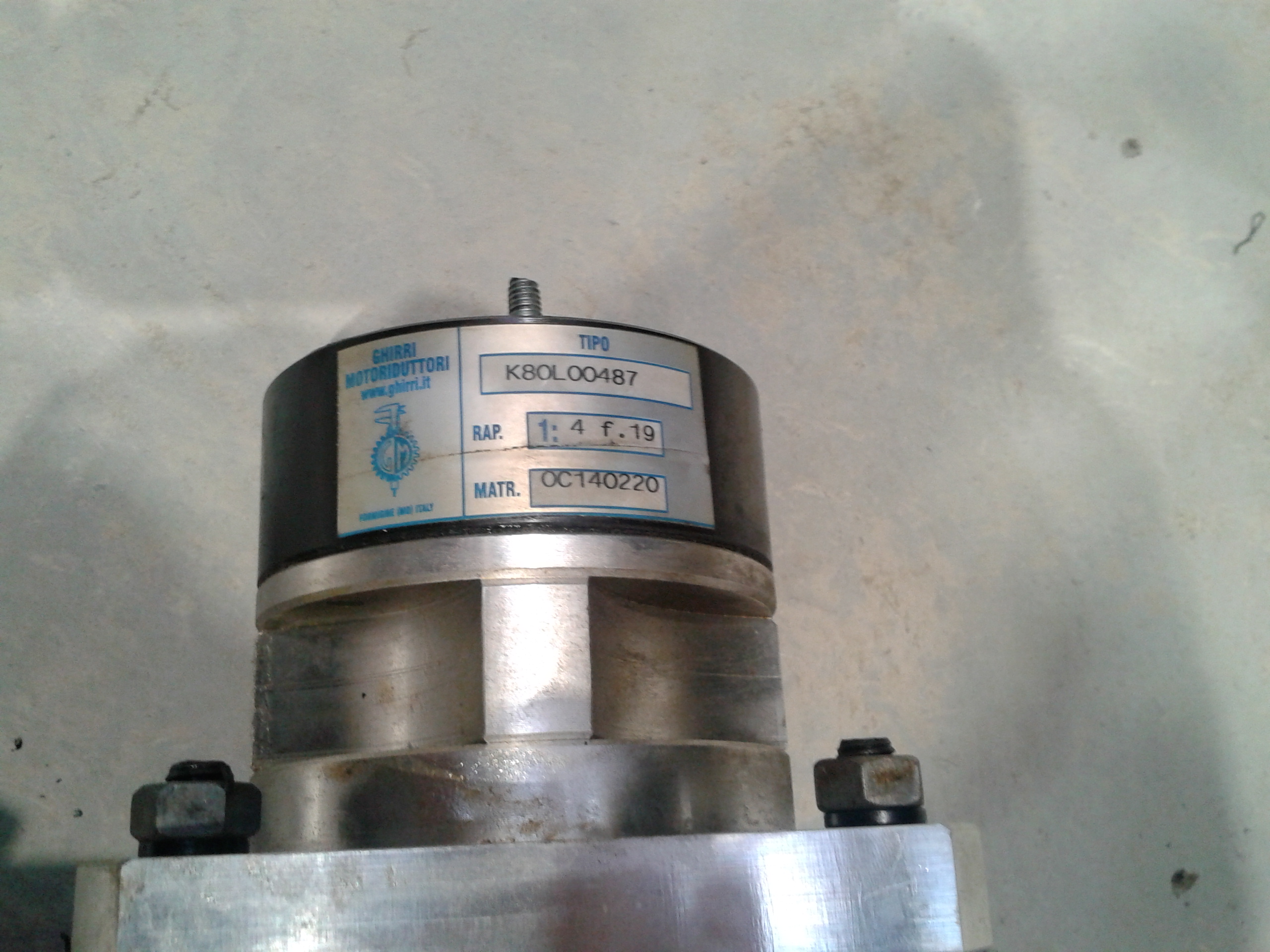 K80L000487 MEP80/1 F R=1:4 F.19 FLANGE 105X105 