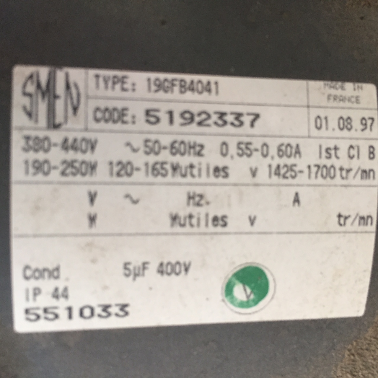 6129002337 - 5192337  OEM