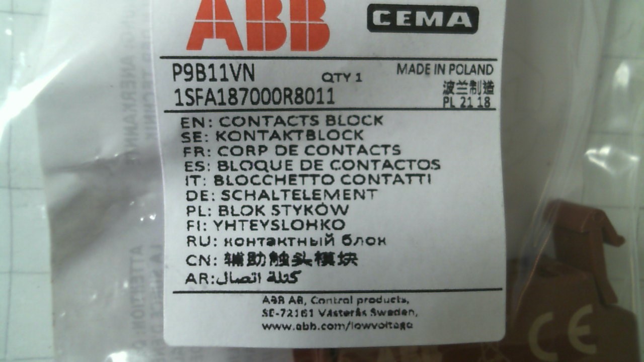 187000 / P9B11VN
