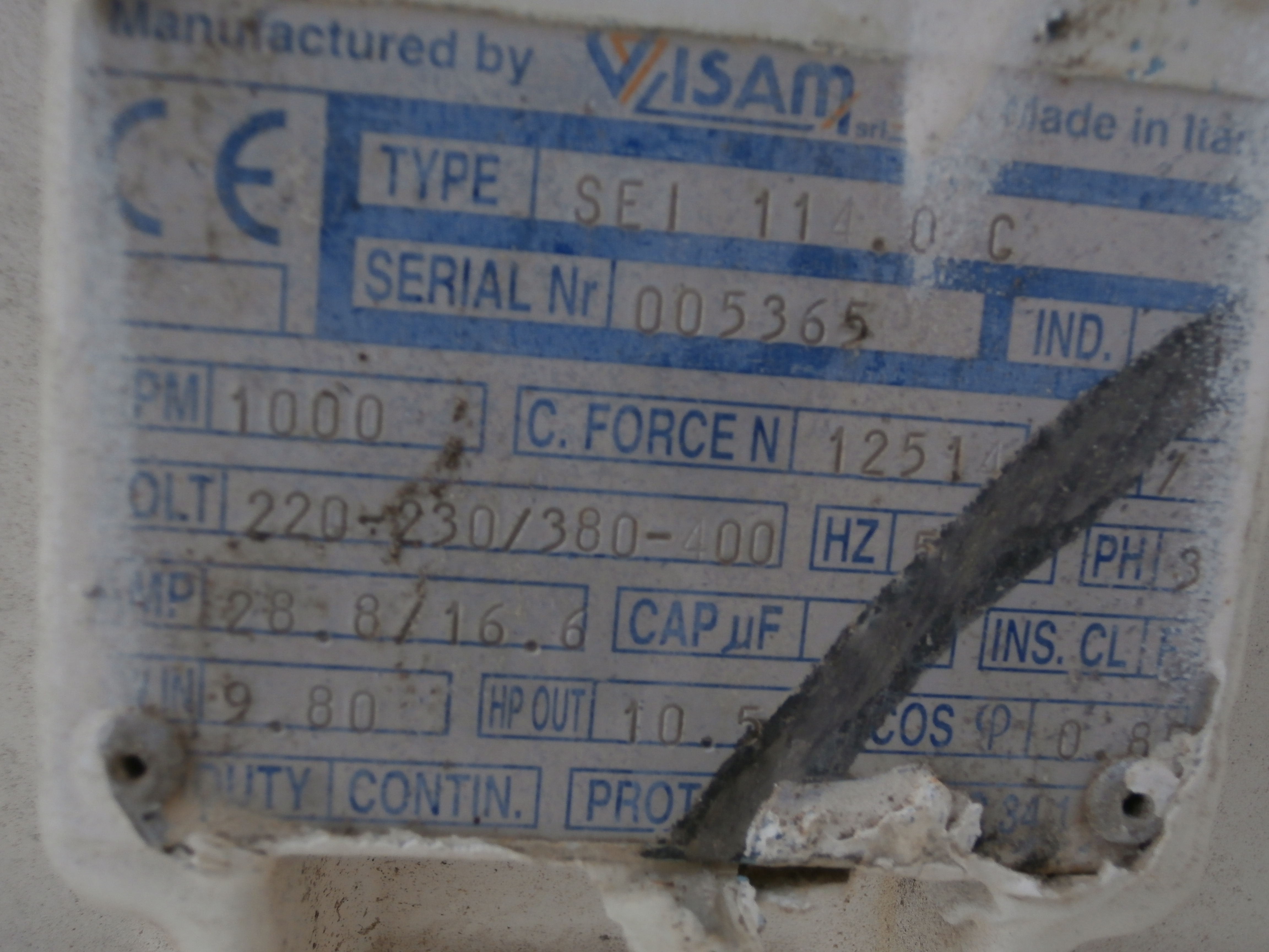 Type Sei 11.0 C obsolete, replacement SPV-50 114.0 C - 04 