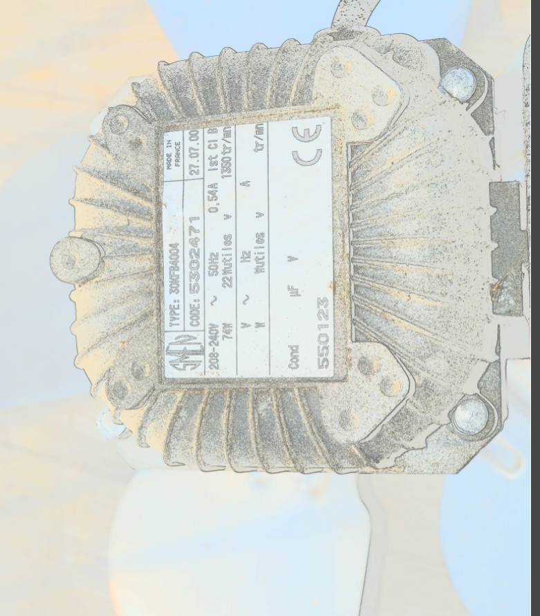 2407008010 - 30KFB4004 obsolete, replaced by  brand EBMpapst M4Q045.EA01.G3 "550163" HELICE D250MM