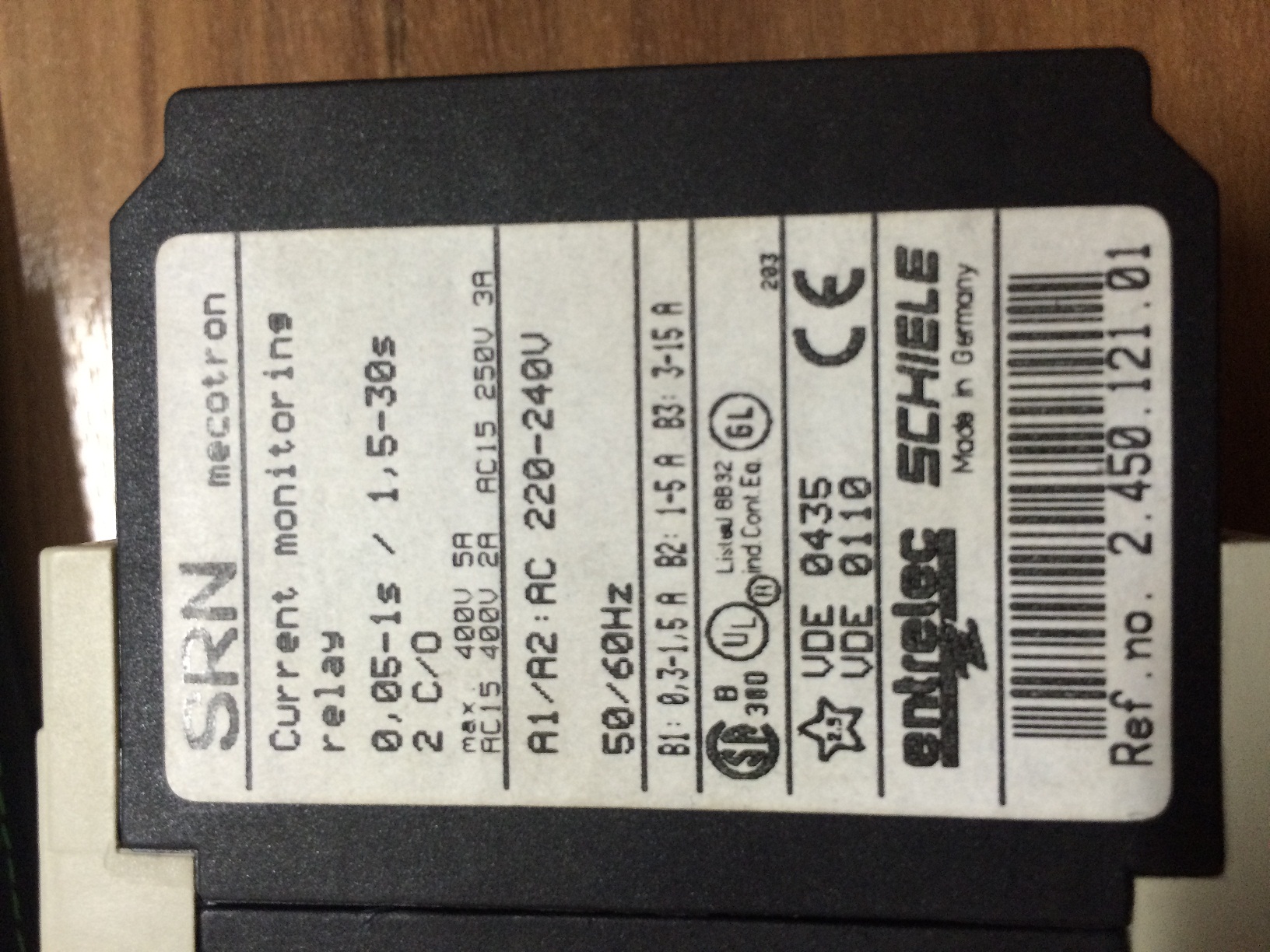 2.450.121.01(SRN  145012101)-obsolete-replaced by CM-SRS.22S (brand ABB) 