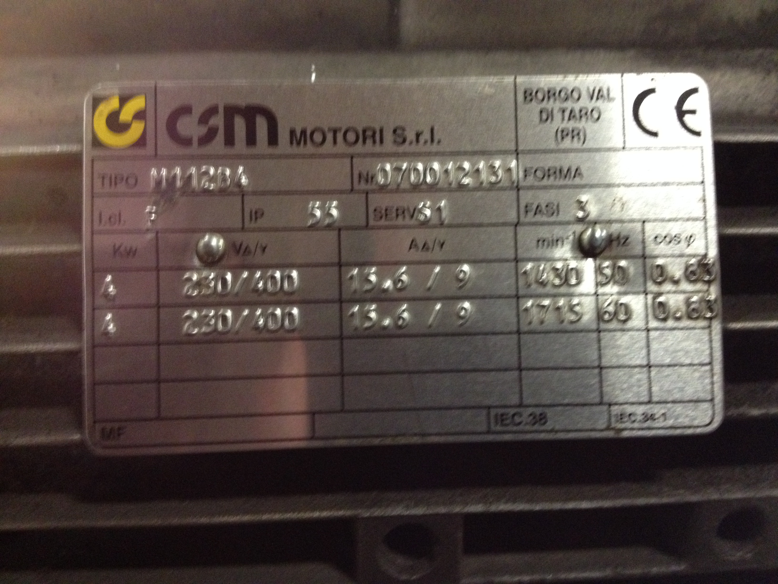 M112B4 NR:070012131 
