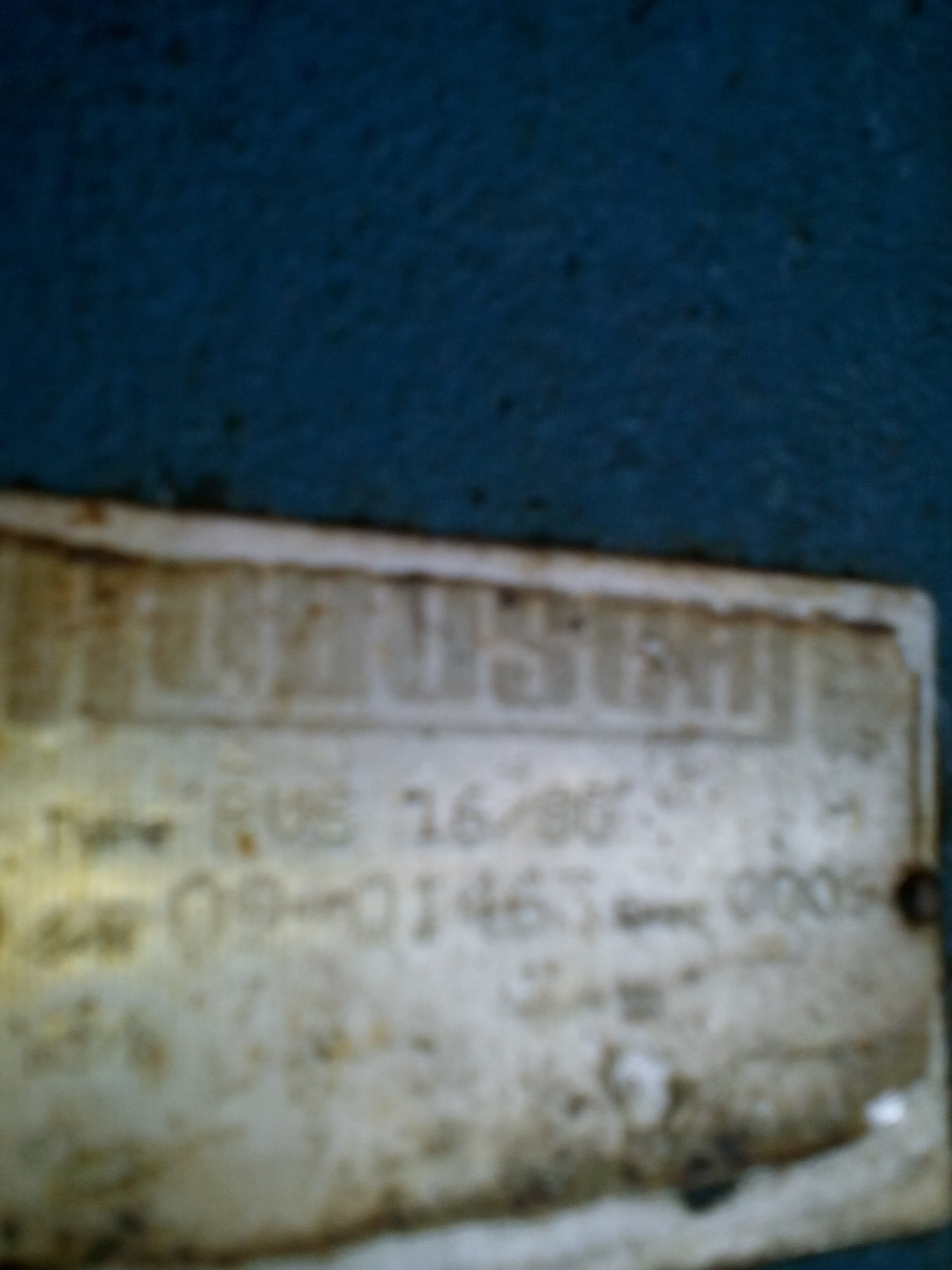 11204 for RVS 16 with S/N: 09-01463 