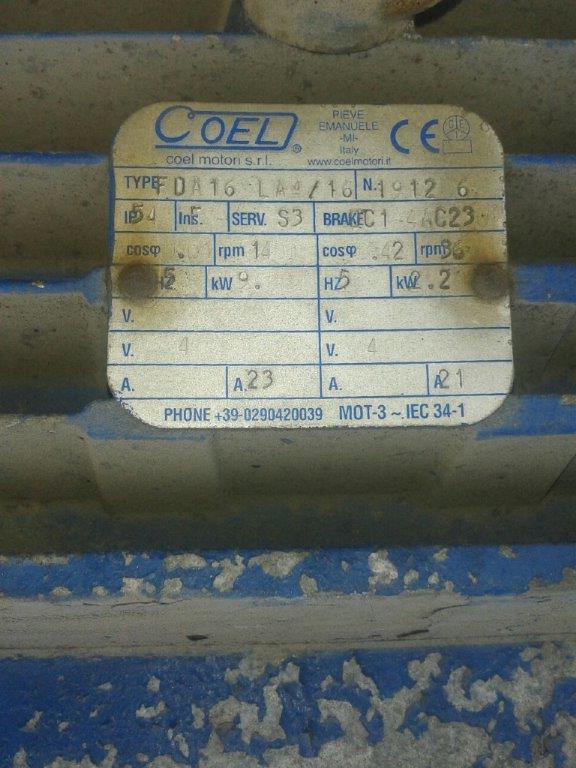 F Spare parts for Type FDA 16 LA4/16 