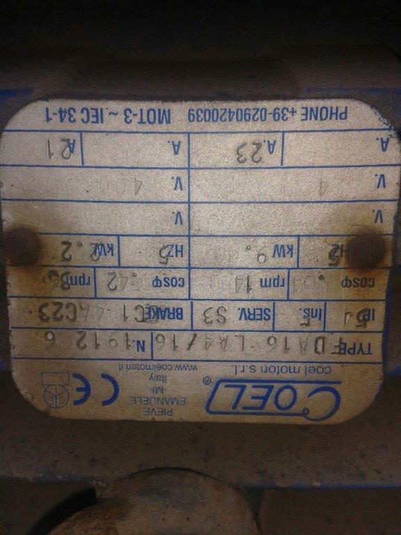 Magnetic brake for Type FDA 16 LA4/16 