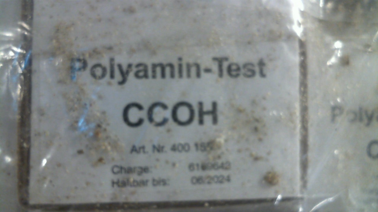 400165 / Testbesteck Polyamine CCOH