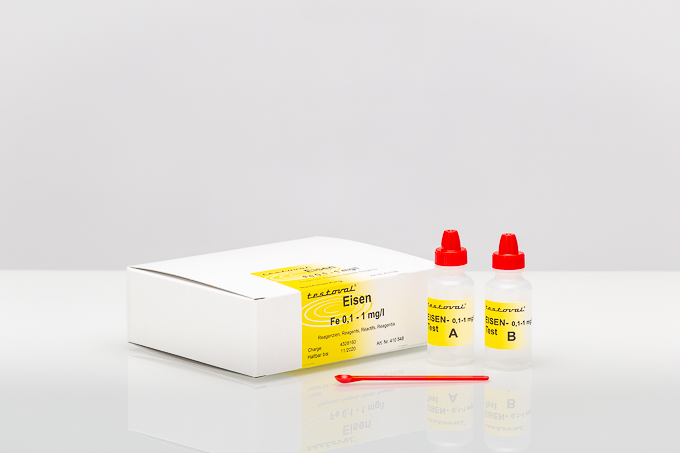 Order No. 410548, Type: Testoval Eisen 0-1 mg/l Reagenzien