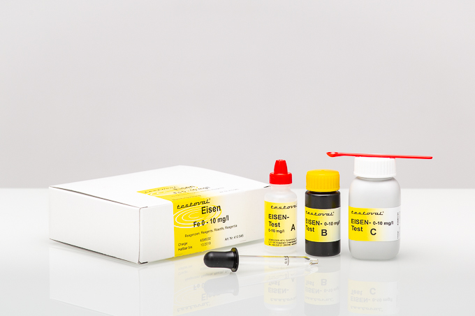 Order No. 410545, Type: Testoval Eisen 0-10 mg/l Reagenzien