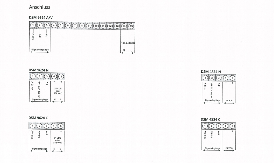 Type DSM 9624 N (230VAC)