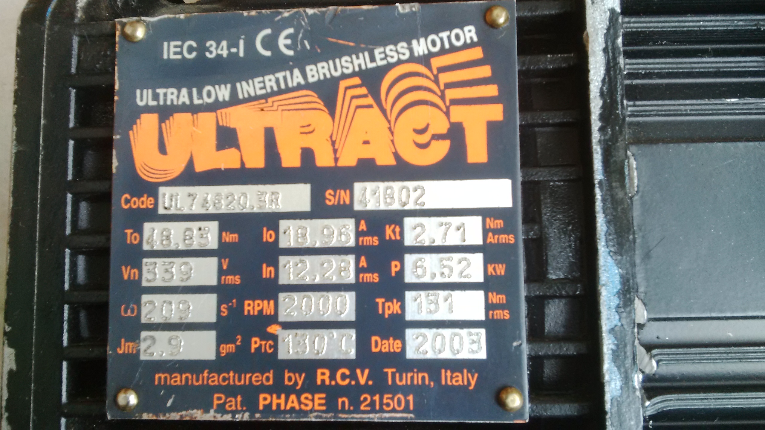 ROTOR FOR UL 74820-3 R