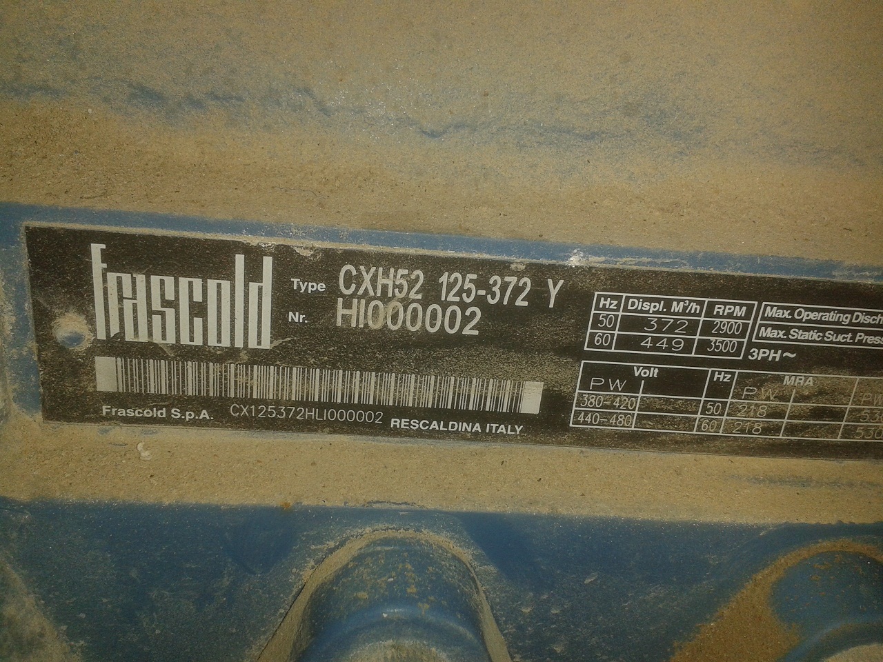 CXH52 125-372 Y 