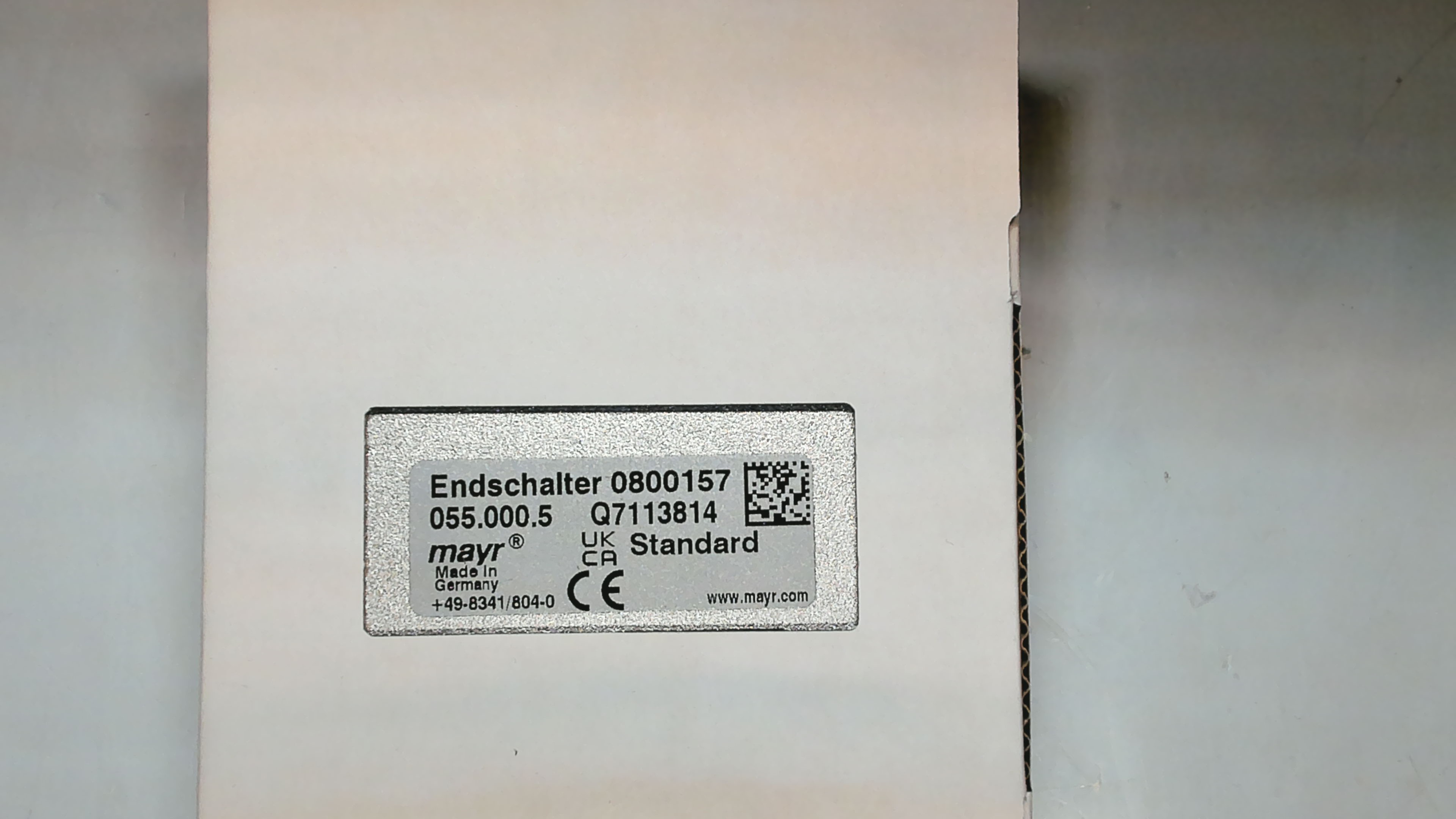 P/N: 0800157, Type: 055.000.5