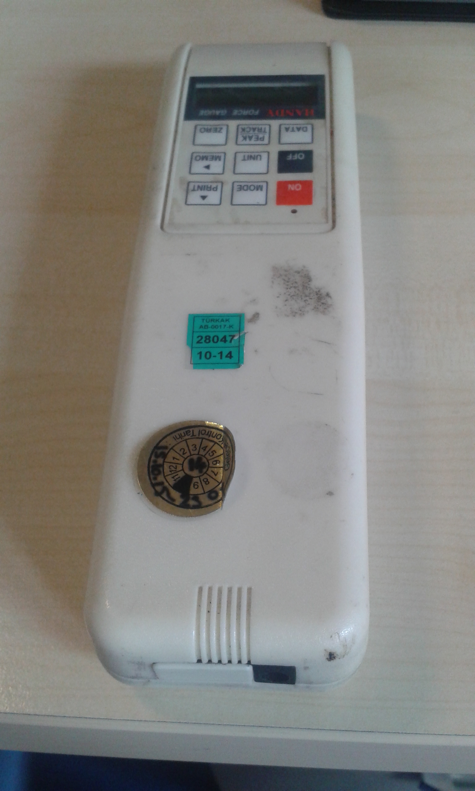 CHARGER FOR:HANDY FORCE GAUGE 102097  