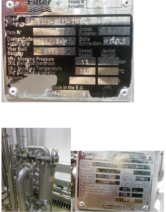 Filtration system for RSG0202-ADB15-S1000-11B0N-M 