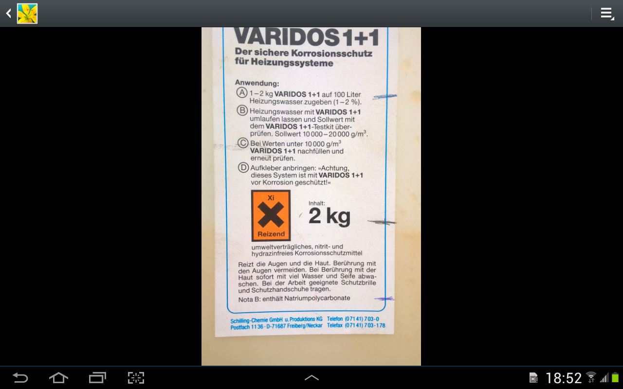 Varidos 1+1 2liter 