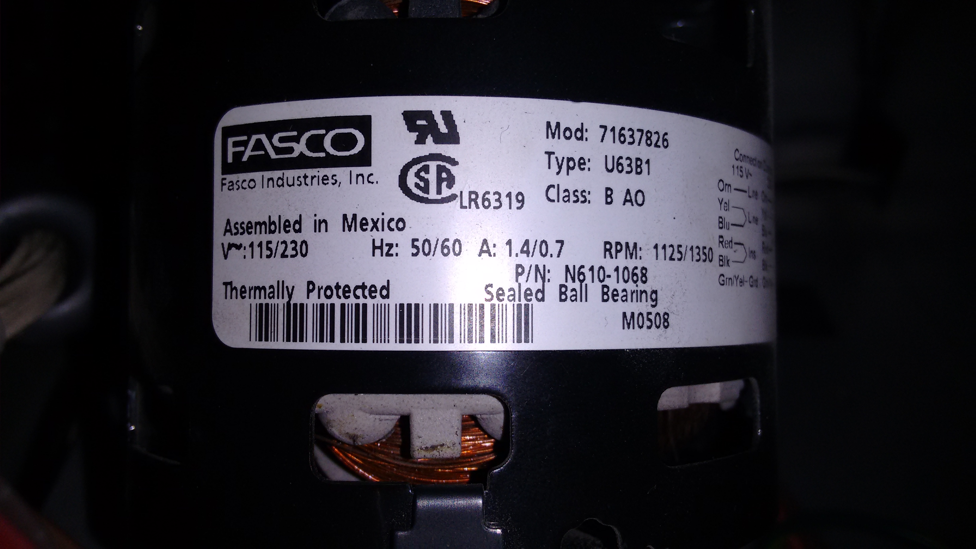 Model: 71637826, Typ: U63B1 (OEM) 