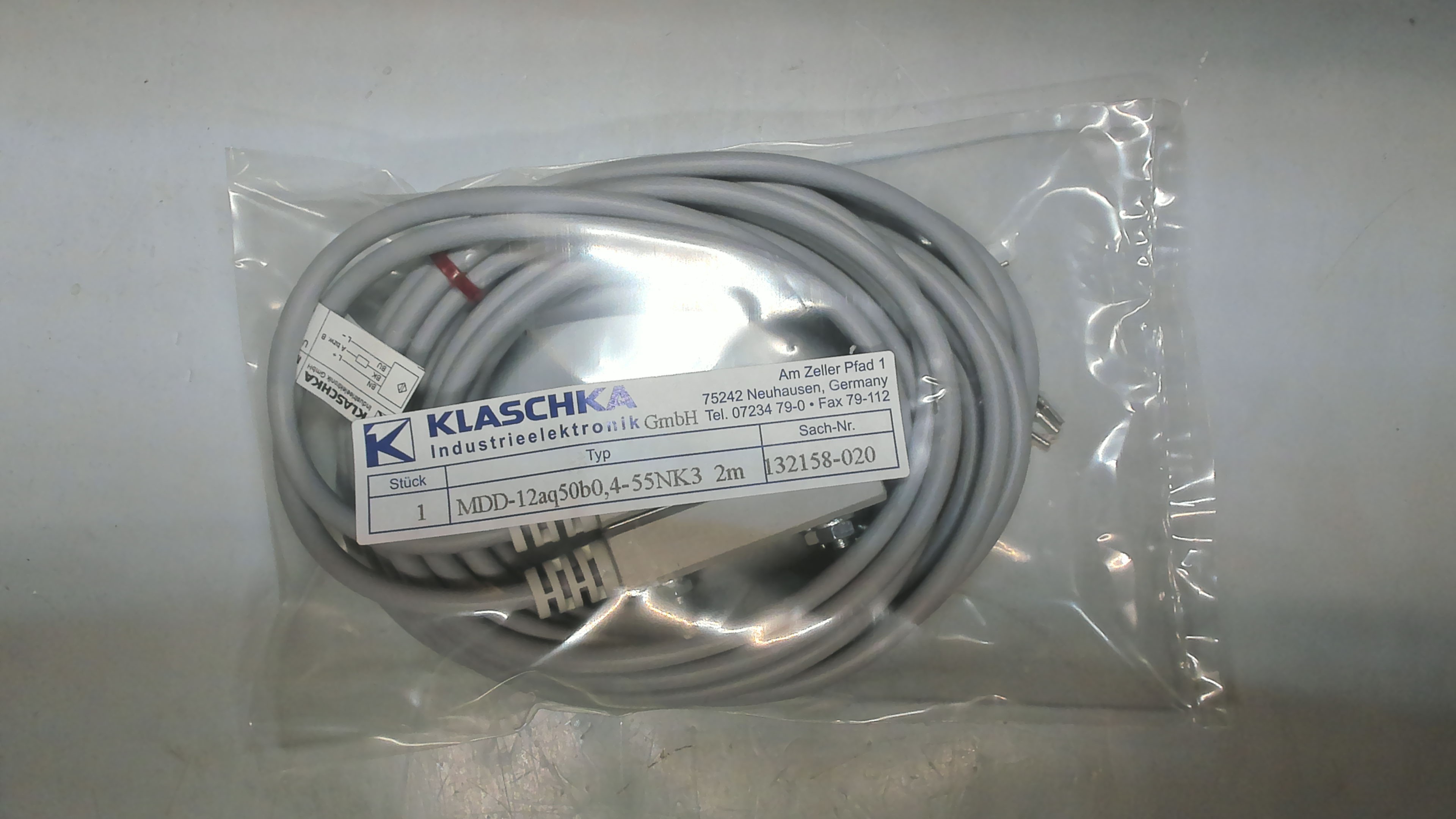132158-020 - MDD-12aq50b0,4-55NK3 2m