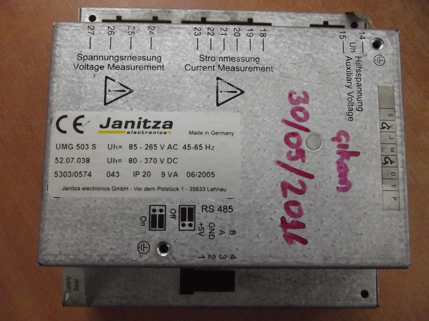 UMG 503 S 52.07.038 obsolete, replaced by UMG 508 / 52.21.001 