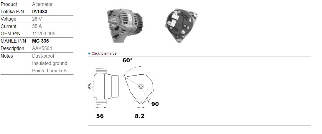 MAHLE MG336  