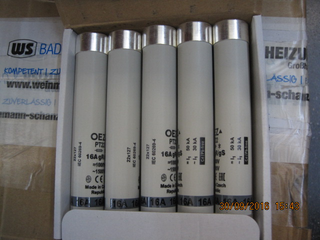 P/N: 08339 Type: PT22 16A gR/gS 