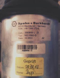 P/N: 2065858-1 Type: NSJ PB83-D obsolete/replacement P/N: 41269 Type: NS3G 11 AK VR - PB83-D-2 