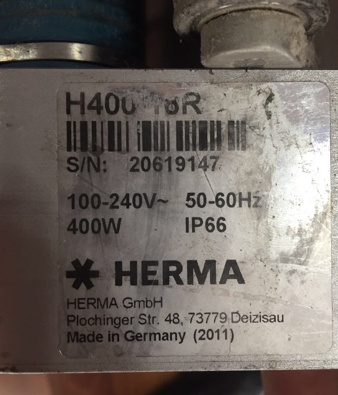 spare part for H400-16R 