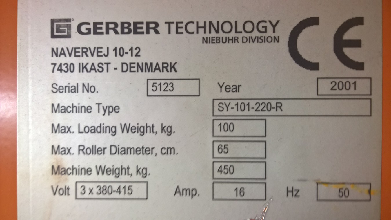 engine for Gerber SY-101-220-R 