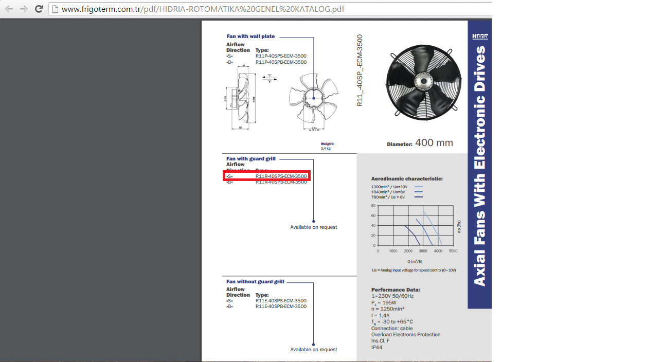 R11R-40SPS-ECM-3500