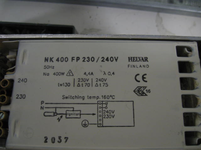 NK 400 FR obsolete, replaced by NK400 TEP SON/MBI 