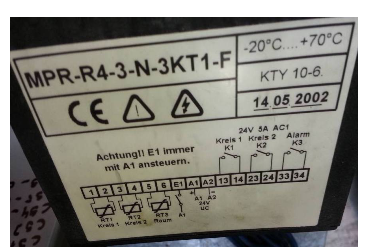 MPRA-2-N-KT1-F  KTY10-6 new code MPR-A-2-KT-F and KTY81-210, PVC, 2m TF1A-2 