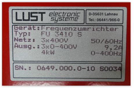 FU 3410 S obsolete, replaced by CDA34.010,Wx.x,PC1 