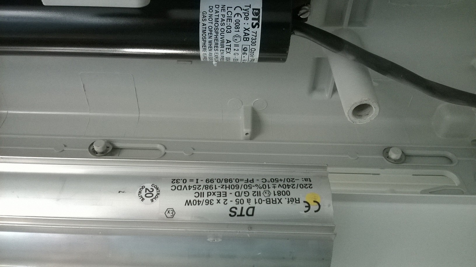 XRB 01 05-2x36/40W - alternative is 7TCA119040R0118