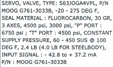 Type: S63JOGA4VPL, PN: G761-3033B