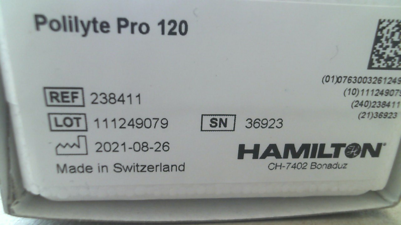 P/N: 238411, Type: Polilyte PRO 120