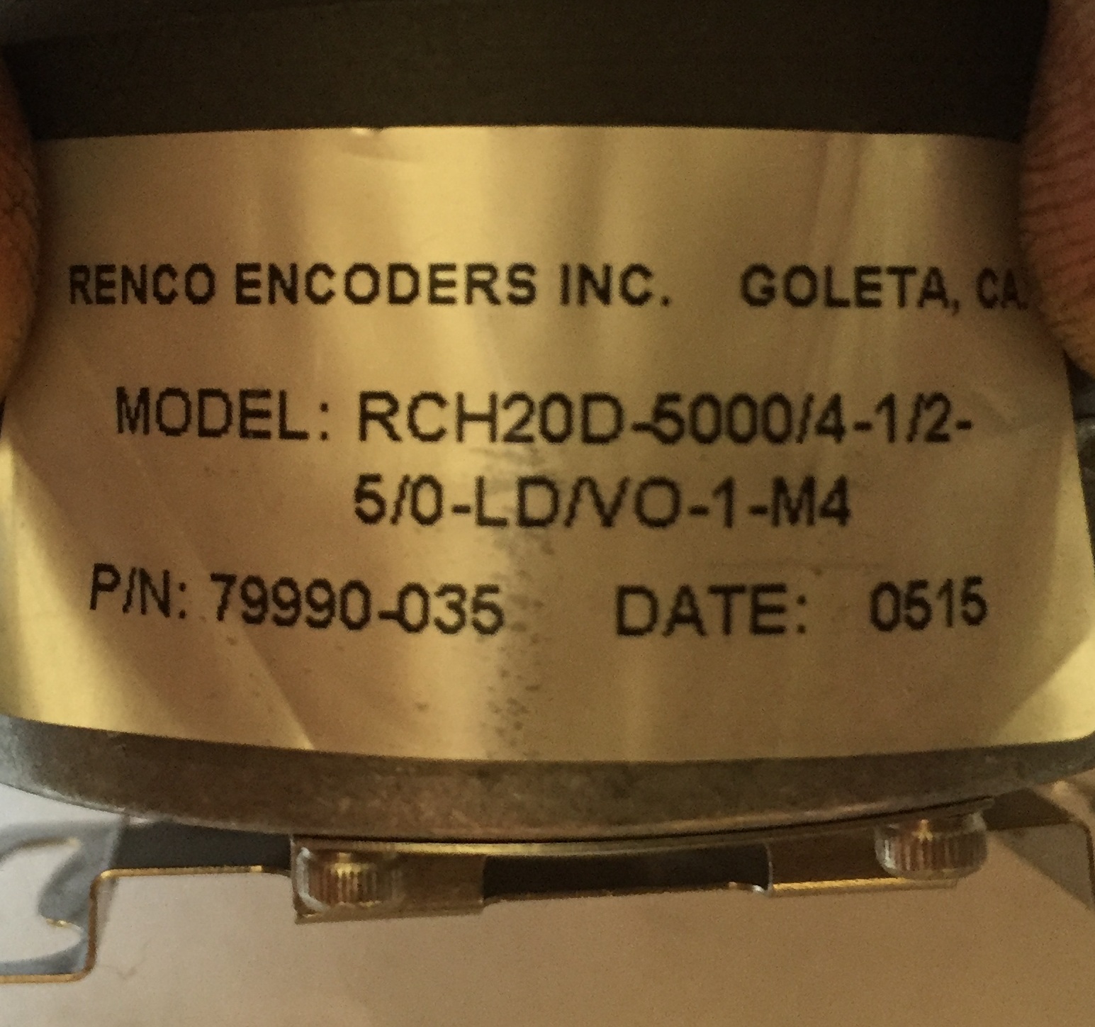 RCH20D-5000/4-1/2-5/0-LD/VO-1-M4 - not available, alternative 260-C8-R-10-H-5000-R3-HV-1-S-SF-1-N brand Encoder Products Co.
