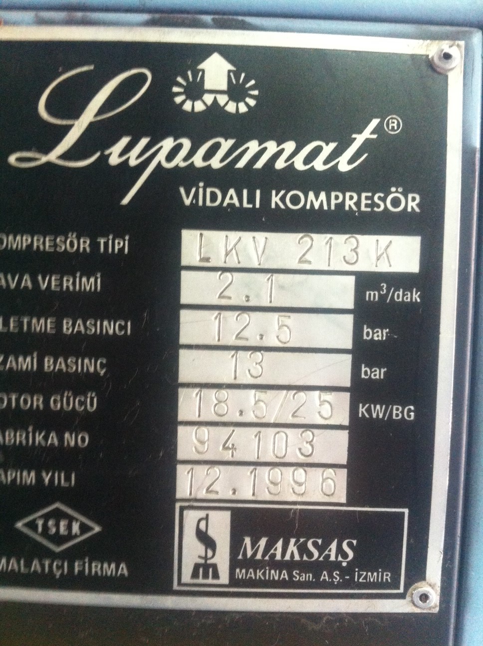 LKV 213 K is obsolete, replaced by LKV 18,5/13 CA or LKV 22/13 CA 