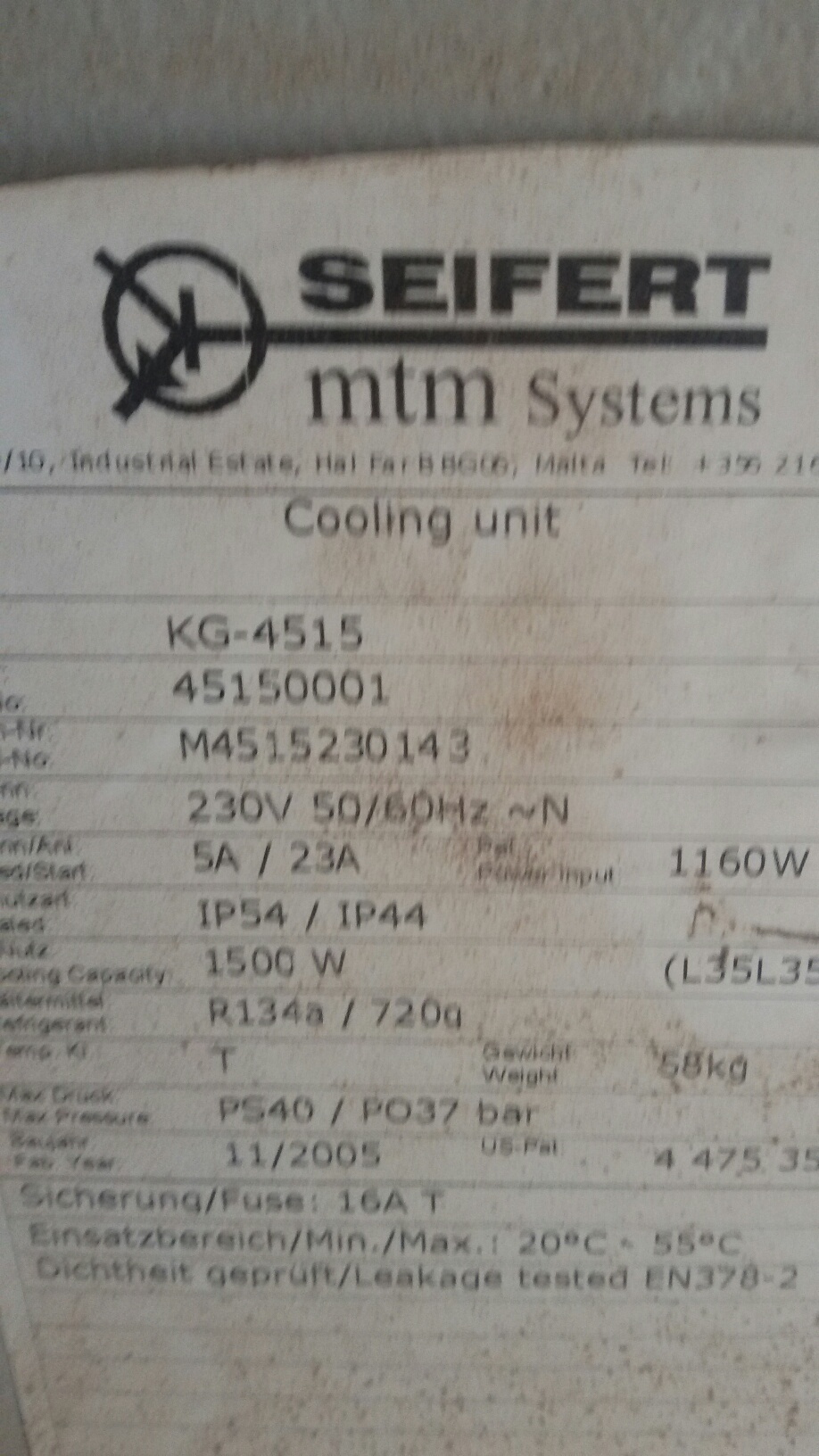 Electronic board for KG-4515  