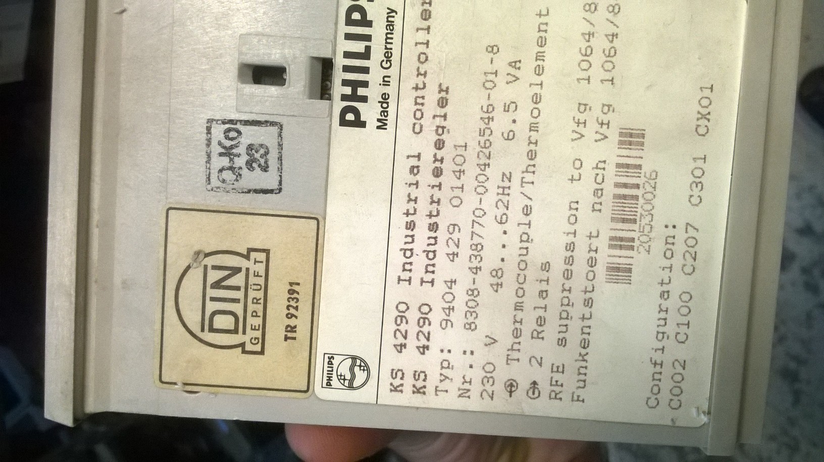 9404 429 01401 obsolete, alternative KS92-102-0110D-000 (PMA)