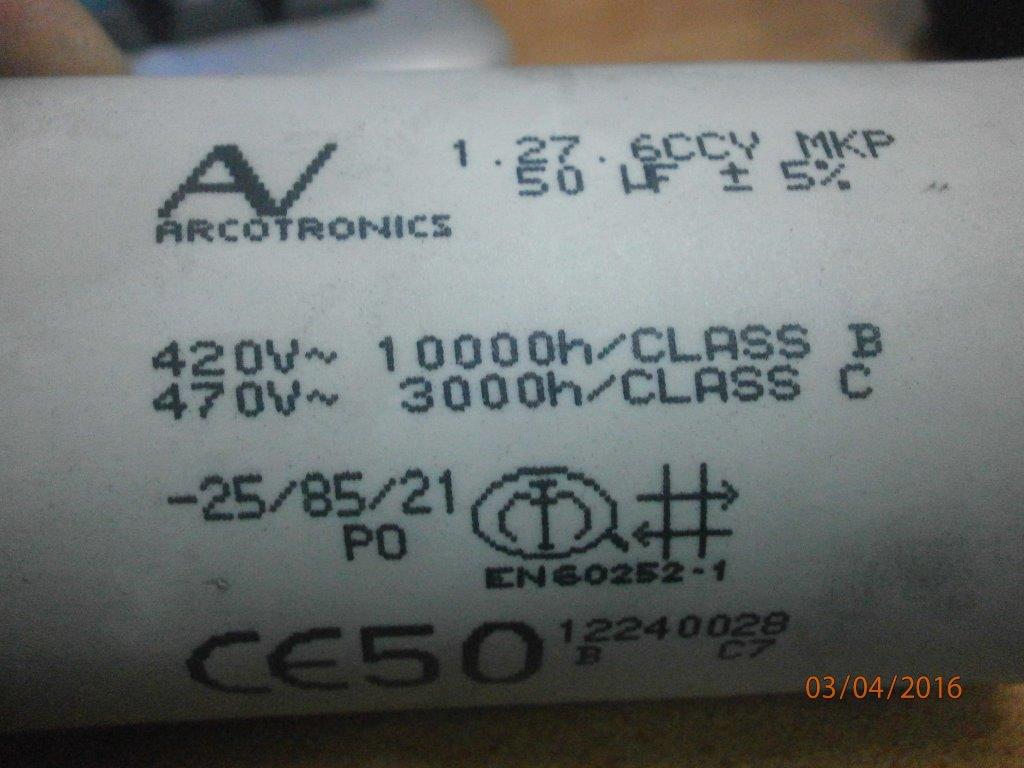 1.27 6CCY MKP 50UF E-RTG 