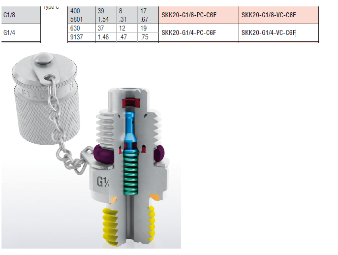 SKK20G1/8PCC6F 
