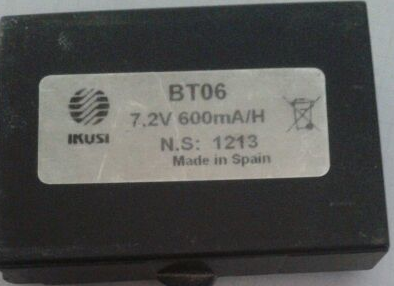 BT06 7.2  600MA/H   NS : 1213 