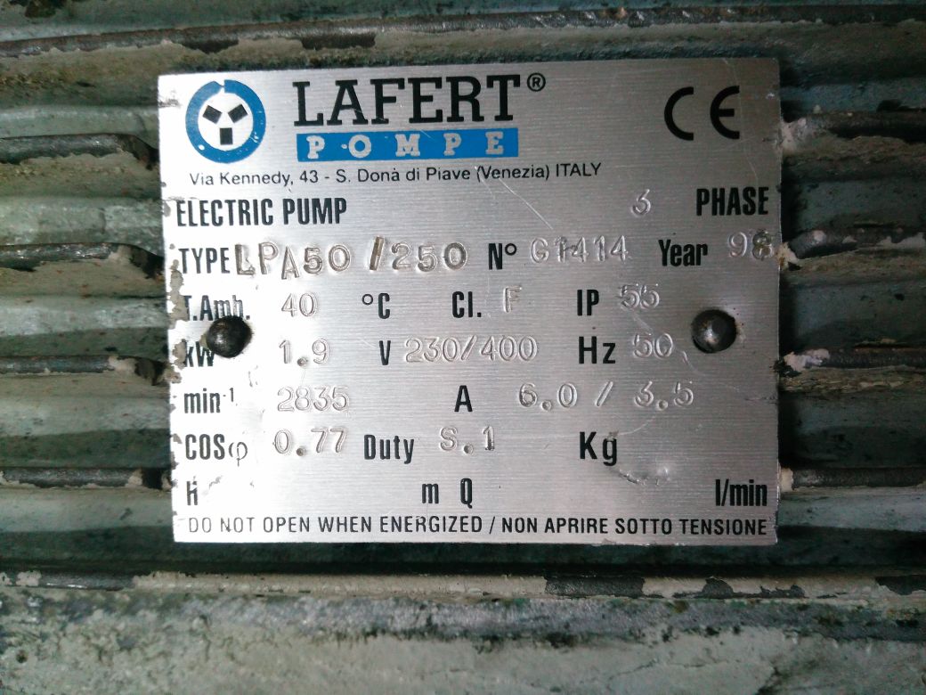 FAN FOR:LPA 50/250 Obsolete 