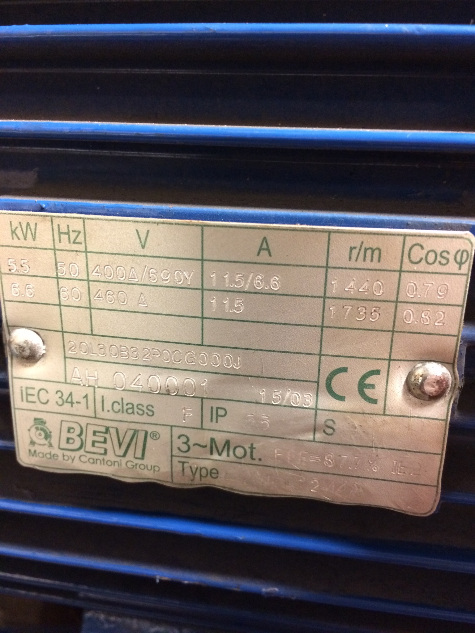 2SIE1J2M4A, replaced by 4A 112M2-4  
