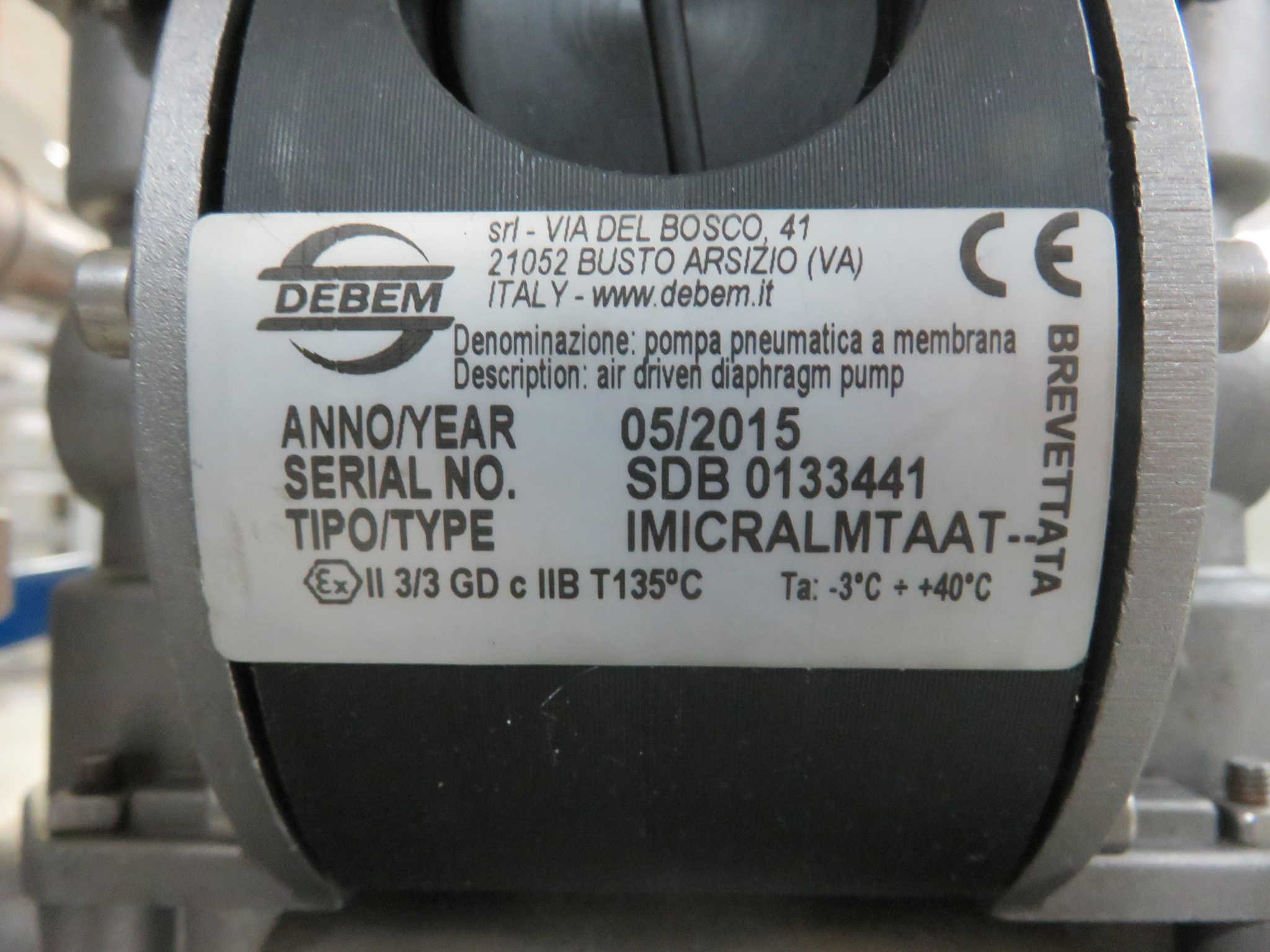 Repair Kit For: SDB 0133441 