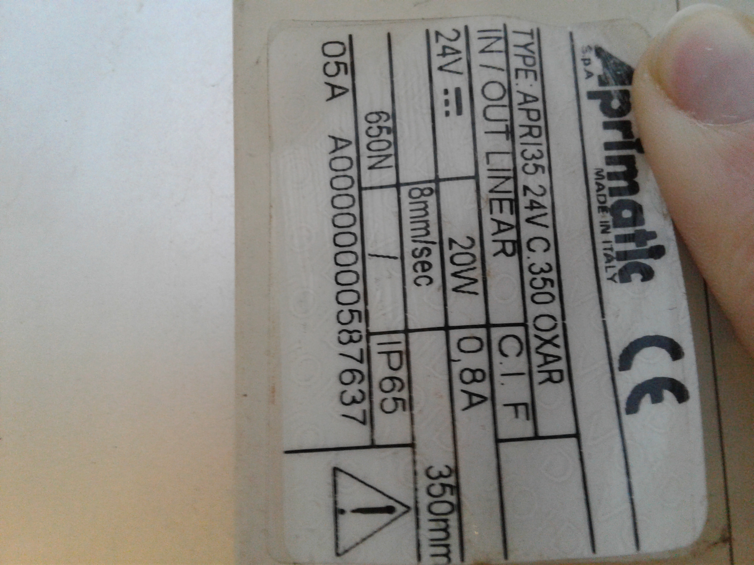 ATT.DUO SYSTEM 35-C.350 24V 