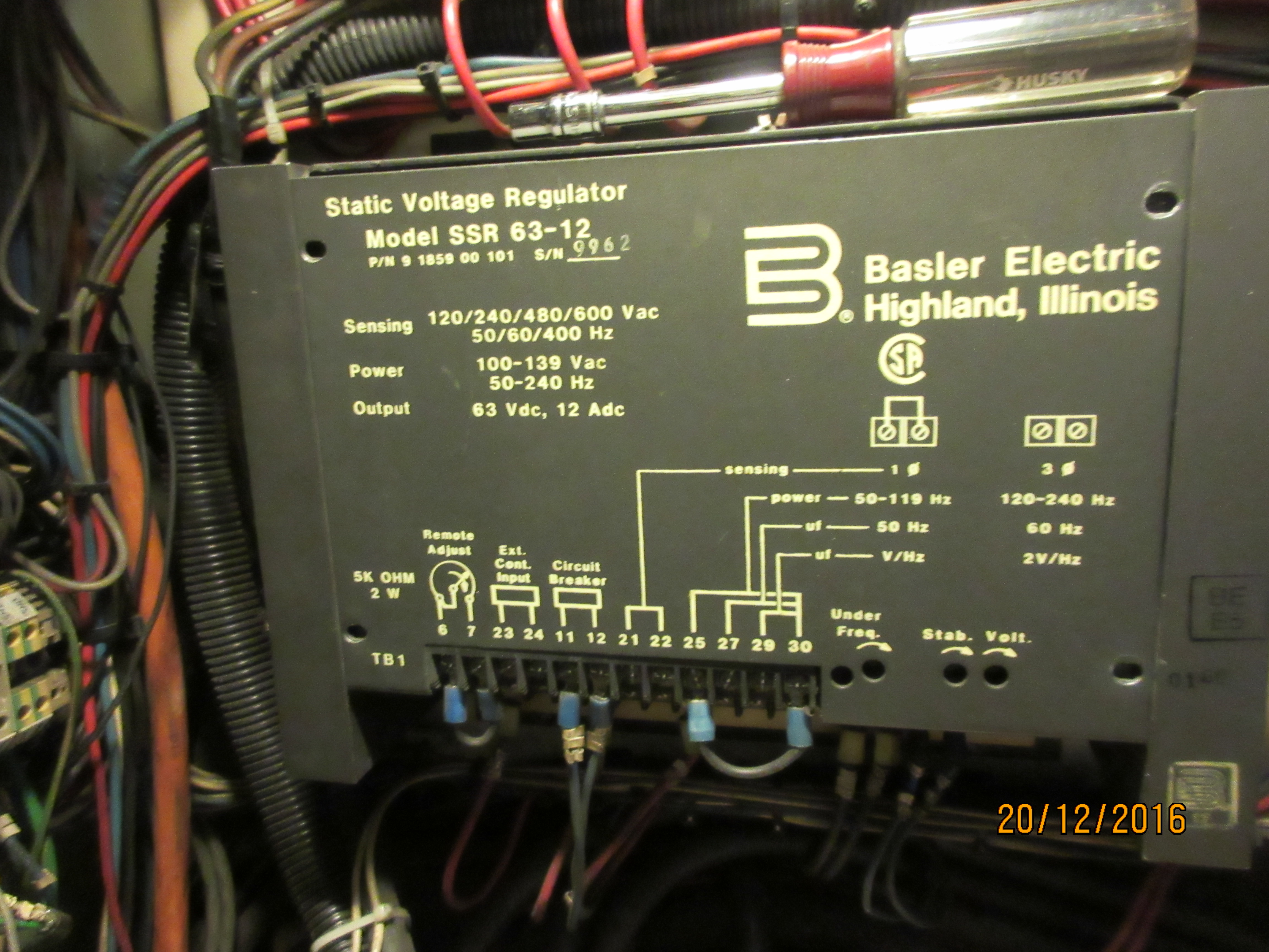 9 1859 00 101 obsolete, replaced by new version SSR63-12 